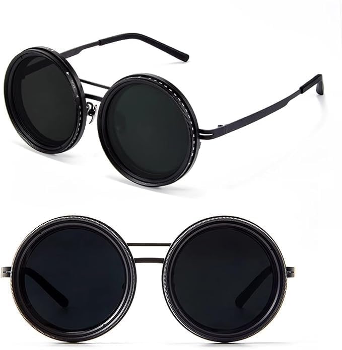 ✨Premium Unbreakable Polarized Sunglasses | Anti-Glare-Wind, 1-9 Gear Toughened Glass with Day & Night, Eye Protection UV Shield😎 | Limited Offer💥Rs 300 OFF on UPI/Card Payment | Hurry!🚨⏳