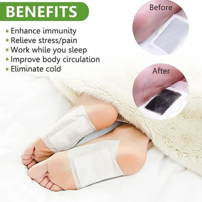 🌿Premium Detox Foot Patches (Pack of 20, 40 & 60) – BUY 1 GET 1 FREE | Removes Toxins & Body Fat | Flat💸₹150 OFF on Prepaid UPI Card Payments | LIMITED OFFER📢