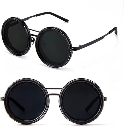✨Premium Unbreakable Polarized Sunglasses | Anti-Glare-Wind, 1-9 Gear Toughened Glass with Day & Night, Eye Protection UV Shield😎 | Limited Offer💥Rs 300 OFF on UPI/Card Payment | Hurry!🚨⏳