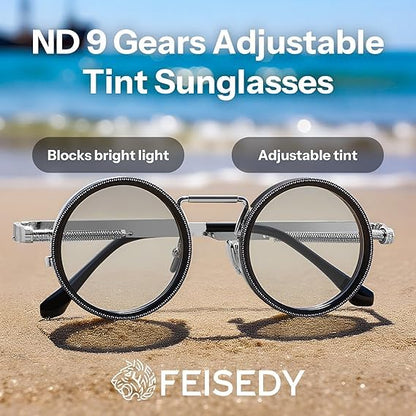 ✨Premium Unbreakable Polarized Sunglasses | Anti-Glare-Wind, 1-9 Gear Toughened Glass with Day & Night, Eye Protection UV Shield😎 | Limited Offer💥Rs 300 OFF on UPI/Card Payment | Hurry!🚨⏳