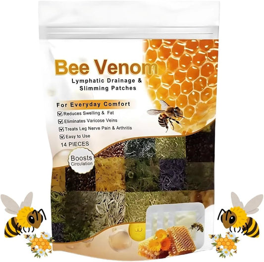 🌿🐝Bee Venom Body Detox Lymphatic Drainage & Slimming Patches (10 Patches) - BUY 5 GET 5 FREE | 📢Limited Offer FLAT 💸Rs 150 OFF on UPI Card Payments
