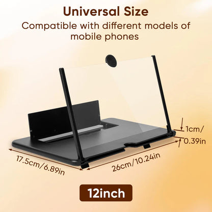Premium 14 Inch Display | ✨3D 4K HD Screen Expander & Magnifier, Amplifier | Strong Phone Holder for All Smartphones with Anti scratch Features | FLAT💥Rs 100 OFF on UPI & Cards | Limited Offer