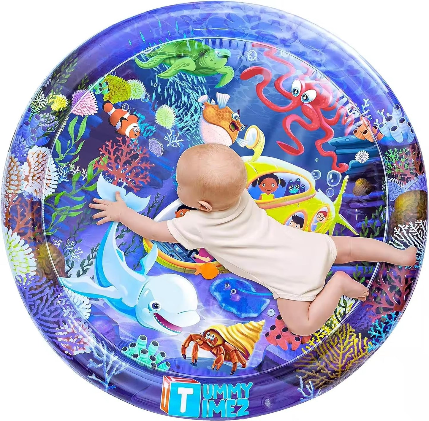 ✨Premium Inflatable Baby Water Play Mat for Tummy Time – Leakproof | FLAT💸Rs 150 OFF on UPI & Cards | 🚨LIMITED OFFER📢