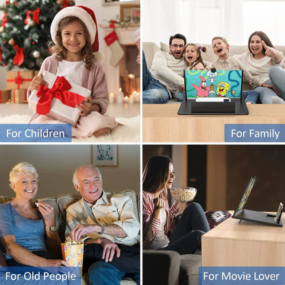 Premium 14 Inch Display | ✨3D 4K HD Screen Expander & Magnifier, Amplifier | Strong Phone Holder for All Smartphones with Anti scratch Features | FLAT💥Rs 100 OFF on UPI & Cards | Limited Offer
