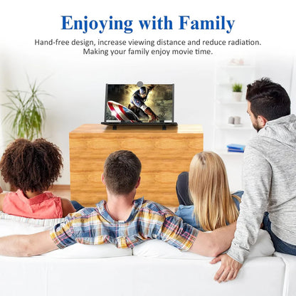Premium 14 Inch Display | ✨3D 4K HD Screen Expander & Magnifier, Amplifier | Strong Phone Holder for All Smartphones with Anti scratch Features | FLAT💥Rs 100 OFF on UPI & Cards | Limited Offer
