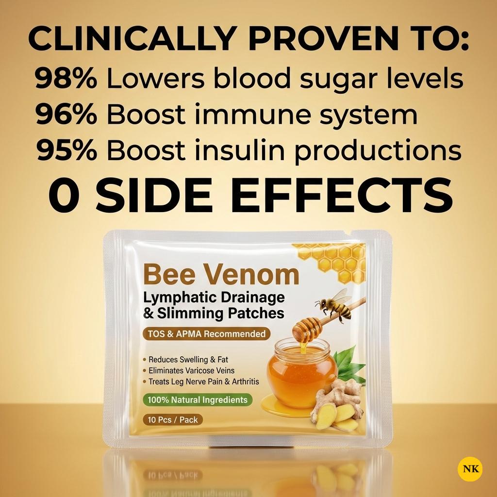 🌿🐝Bee Venom Body Detox Lymphatic Drainage & Slimming Patches (10 Patches) - BUY 5 GET 5 FREE | 📢Limited Offer FLAT 💸Rs 150 OFF on UPI Card Payments